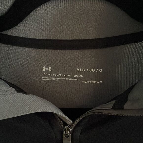 UNDER ARMOUR Heatgear Youth Zip Top L - Picture 2 of 4